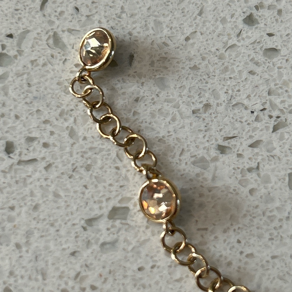 Swarovski Orbita Necklace, Drop cut crystal, Multicolored, Gold-tone Finish - Picture 12 of 15